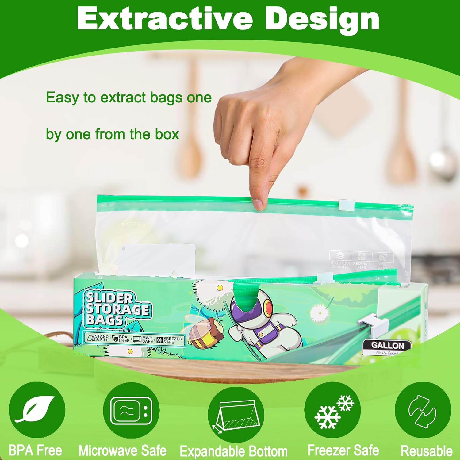 Gefrierbeutel, 70 Pcs Zip Beutel, Gefrierbeutel mit Reißverschluss, Wiederverwendbar Zipper Beutel mit Erweiterbarer Boden, Frischhaltebeutel für Obst, Gemüse, Fleisch, Getreide, Snacks